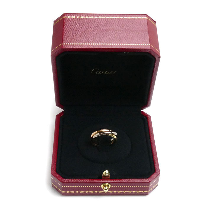 CARTIER カルティエ K18YG/PG/WG トリニティ SM リング・指輪 B4235148 8号 48 5.6g レディース【中古】【美品】