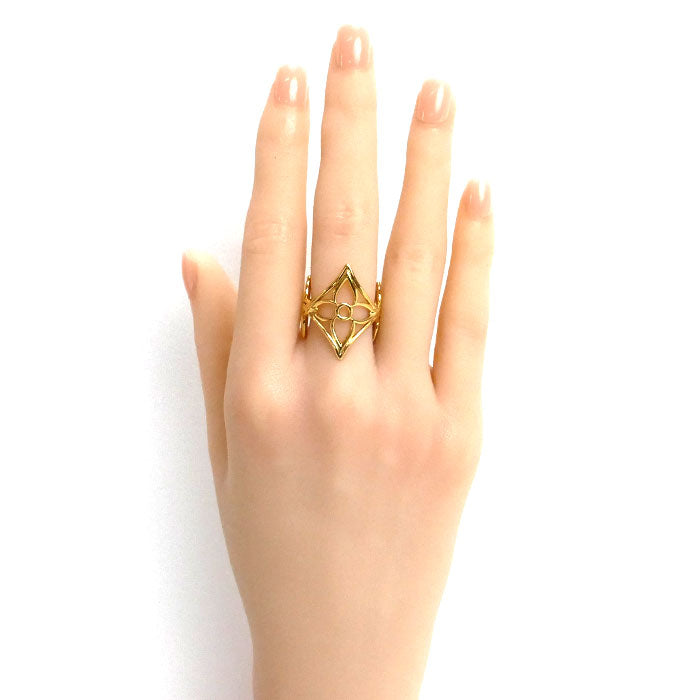 LOUIS VUITTON ルイ・ヴィトン GP リング LV ツイッギー リング・指輪 M0906M OB1213 13号 レディース【中古】