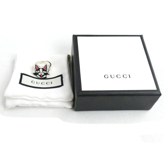 GUCCI グッチ シルバー925 BOSCO&ORSO リング・指輪 14.5号 13.3g レディース【中古】