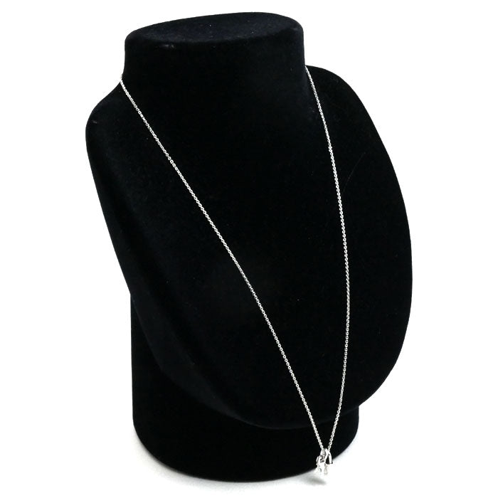 LOUIS VUITTON ルイ・ヴィトン K18WG ホワイトゴールド パンダンティフ ロックイット ネックレス Q93320 8.2g 50cm レディース【中古】【美品】