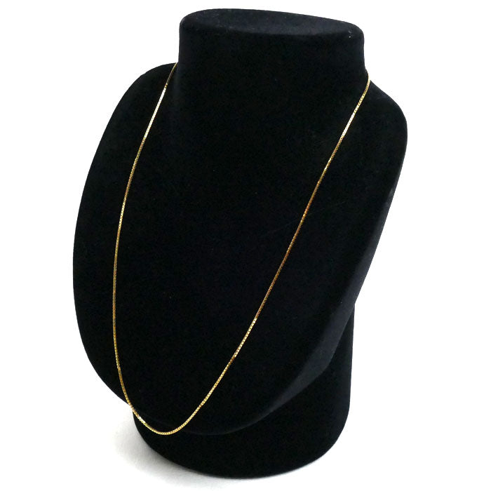 K18YG イエローゴールド ネックレス ベネチアン 5.2g ~49cm フリーチェーン レディース【中古】