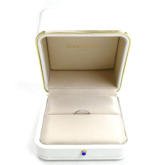Boucheron ブシュロン K18WG ホワイトゴールド エピュール フルエタニティ ダイヤ リング・指輪 JAL0118147 ダイヤモンド 7号 47 1.1g レディース【中古】【美品】