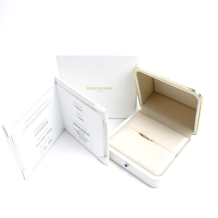 Boucheron ブシュロン K18YG イエローゴールド キャトル グログラン スモール リング・指輪 JAL0116949 9号 49 3.0g レディース【中古】【美品】