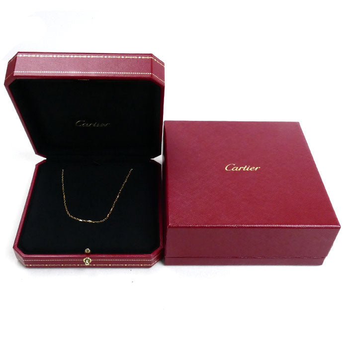 CARTIER カルティエ K18PG ピンクゴールド リンクスレーブチェーン ネックレス 4.9g 42cm レディース【中古】