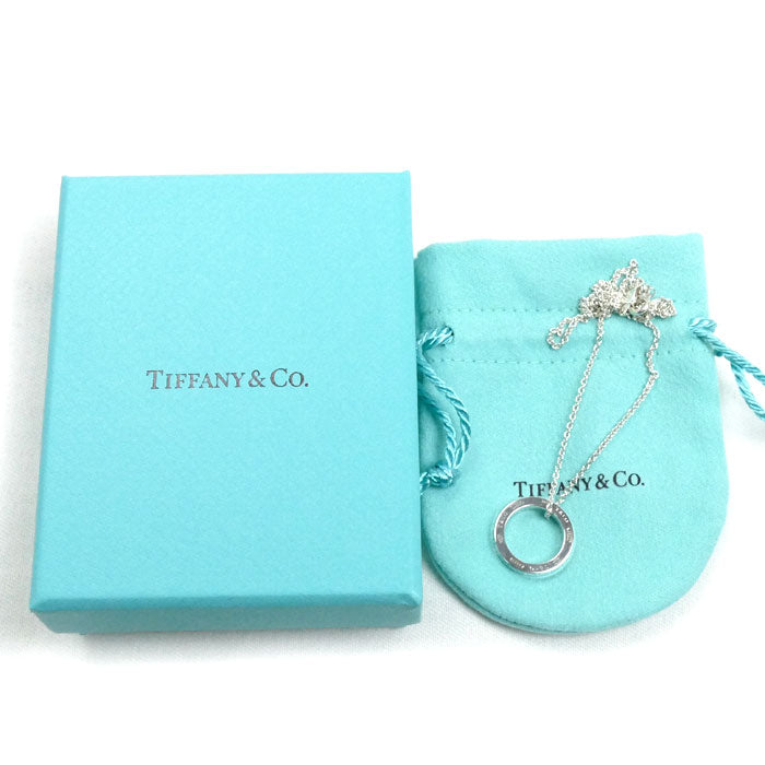 TIFFANY&Co. ティファニー シルバー925 1837 サークル ミディアム ネックレス 60013960 5.2g 45cm レディース【中古】