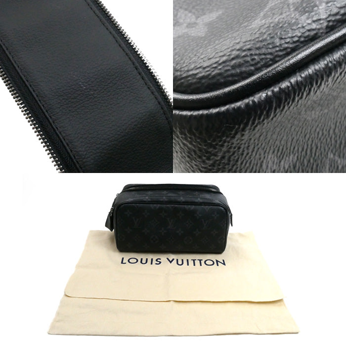 LOUIS VUITTON ルイ・ヴィトン モノグラム エクリプス ドップキット セカンドバッグ M46354 ICチップ メンズ【中古】【美品】
