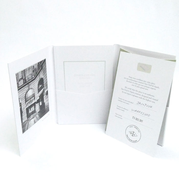 Van Cleef & Arpels ヴァンクリーフ&アーペル K18YG イエローゴールド フリヴォル ミニ ダイヤ ピアス VCARP0J300 ダイヤモンド 2.9g レディース【中古】【美品】