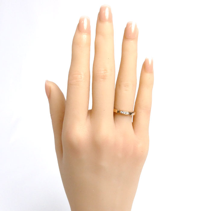 CARTIER カルティエ K18PG ピンクゴールド マイヨンパンテール 4Pダイヤ リング・指輪 B4080550 ダイヤモンド 10号 50 3.5g レディース【中古】【美品】