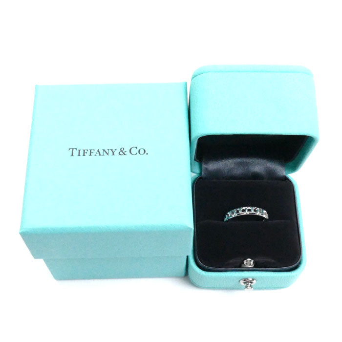 TIFFANY&Co. ティファニー K18WG ホワイトゴールド Tトゥルー ナロー リング・指輪 6.5号 2.8g レディース【中古】【美品】