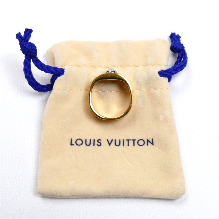 LOUIS VUITTON ルイ・ヴィトン GP バーグ ナノグラム リング・指輪 M00210 LE0241 11号 レディース【中古】