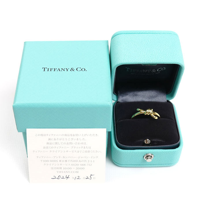 TIFFANY&Co. ティファニー K18YG イエローゴールド ノット リング・指輪 70305291 11号 3.9g レディース【中古】