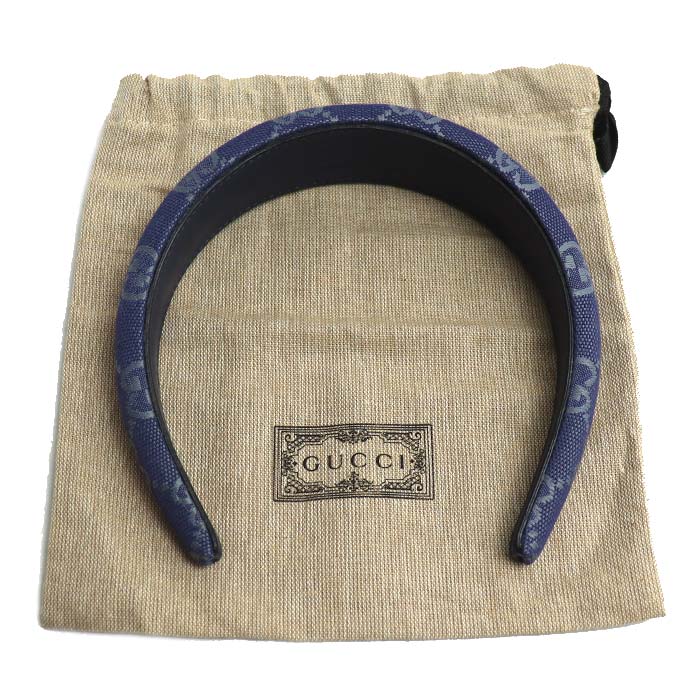 GUCCI グッチ GGキャンバス ヘアアクセサリー カチューシャ 755038 4HG61 4400 レディース【中古】【美品】