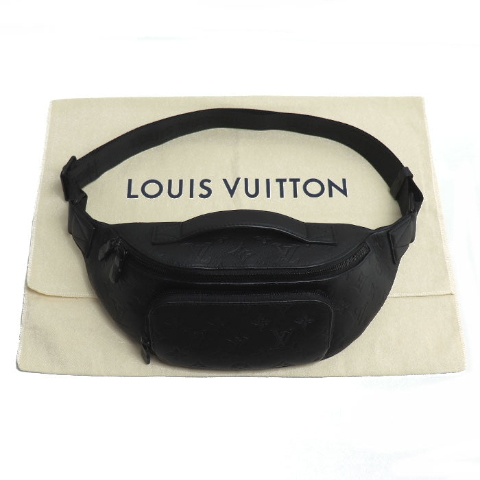 LOUIS VUITTON ルイ・ヴィトン ラッシュバムバッグ ウエストバッグ モノグラムシャドウ ブラック M47058 ICチップ メンズ【中古】【美品】