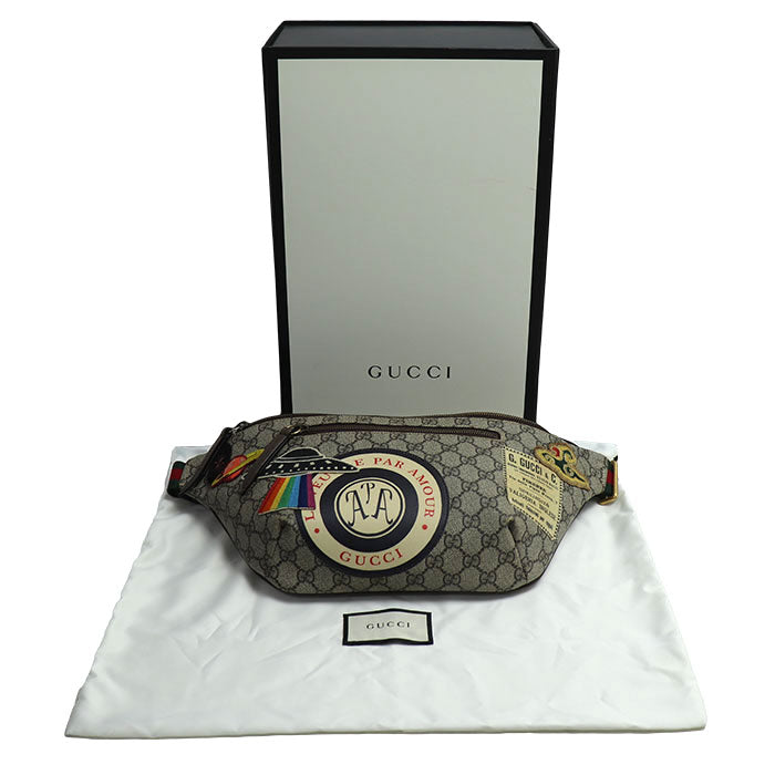 GUCCI グッチ GGスプリーム クーリエ ボディバッグ ベージュ 529711 ユニセックス【中古】