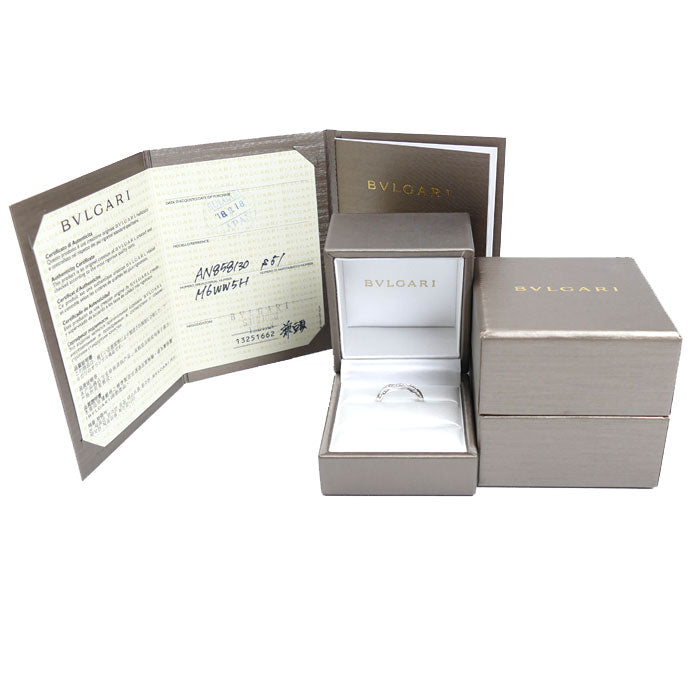 BVLGARI ブルガリ Pt950プラチナ インコントロダモーレ リング・指輪 AN858130 ダイヤモンド 11号 3.4g レディース【中古】【美品】