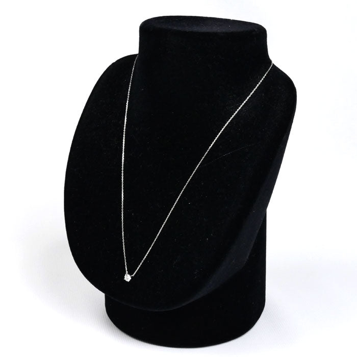 Vendome Aoyama ヴァンドーム青山 Pt950/Pt850 キャトル ネックレス APVN161343DI ダイヤモンド0.273ct 2.0g ~43cm フリーチェーン 一粒ダイヤ レディース【中古】