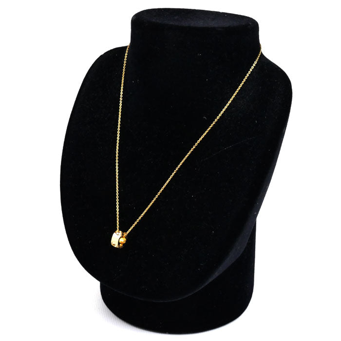 LOUIS VUITTON ルイ・ヴィトン K18YG イエローゴールド パンダンティフ アンプラント ネックレス 6.2g 40cm レディース【中古】