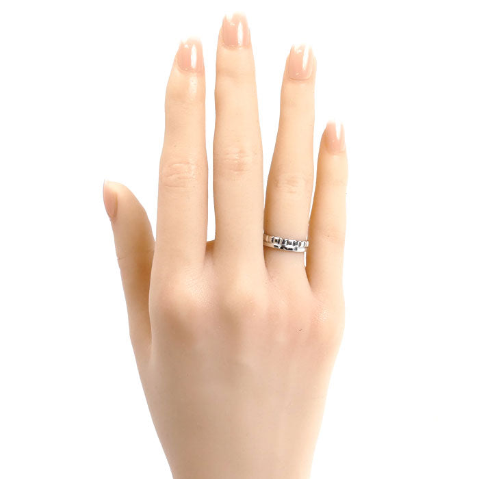 Boucheron ブシュロン K18WG ホワイトゴールド キャトル ラディアント リング・指輪 JAL00250 6号 46 3.9g レディース【中古】【美品】
