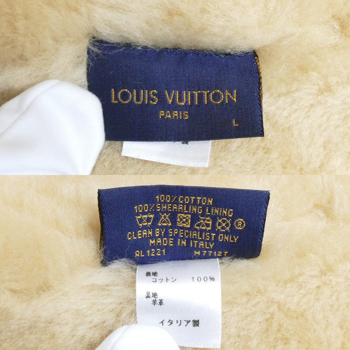 LOUIS VUITTON ルイ・ヴィトン ボネ シアリング デニム ハット ブルー M77127 AL1221 L レディース【中古】【美品】
