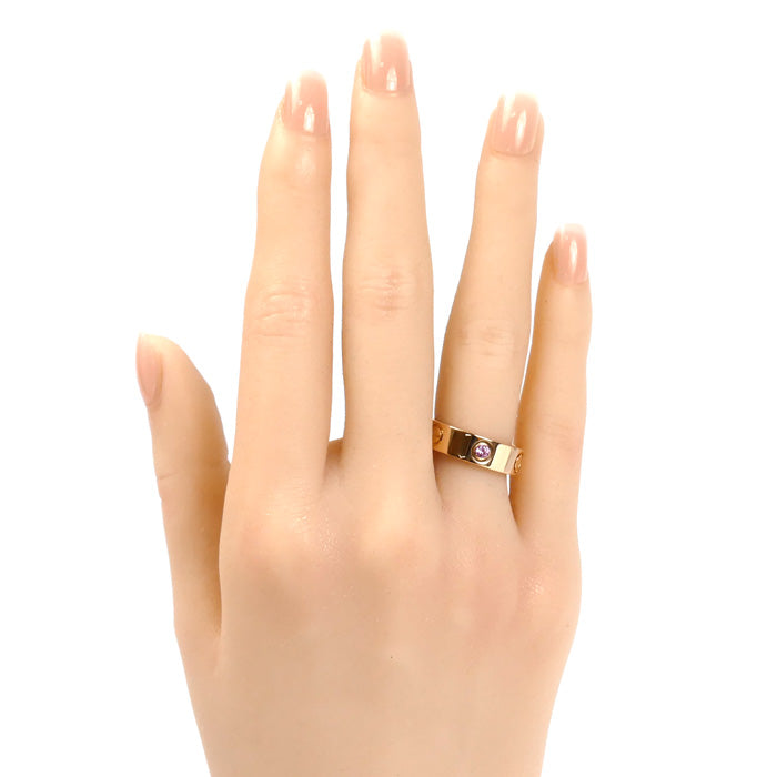CARTIER カルティエ K18PG ピンクゴールド ラブ 1P ピンクサファイア リング・指輪 B4064450 10号 50 9.0g レディース【中古】【美品】