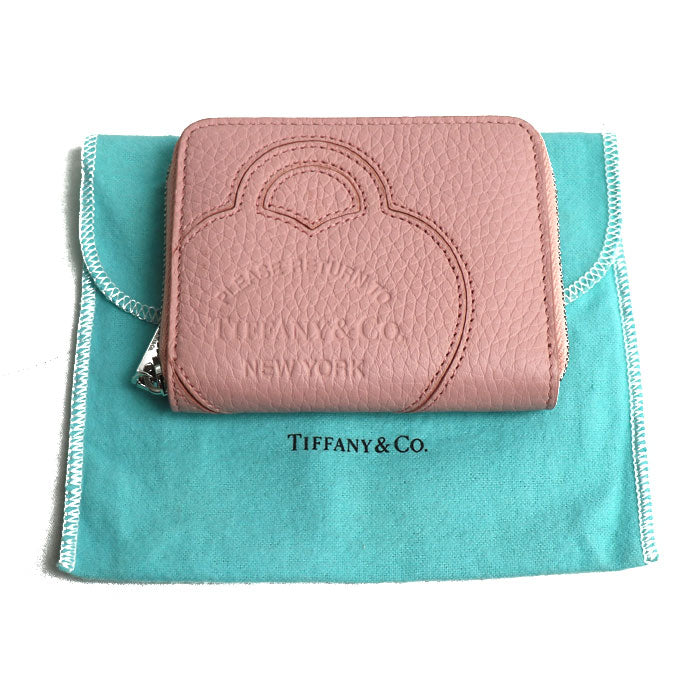 TIFFANY&Co. ティファニー リターントゥ コインケース ピンク レディース【中古】【美品】