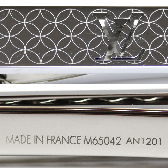 LOUIS VUITTON ルイ・ヴィトン スチール パンスクラヴァットシャンゼリゼ タイピン M65042 AN1201 メンズ【中古】【美品】