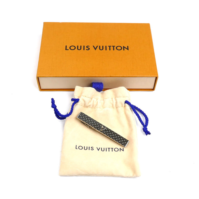 LOUIS VUITTON ルイ・ヴィトン スチール パンスクラヴァットシャンゼリゼ タイピン M65042 AN1108 メンズ【中古】【美品】