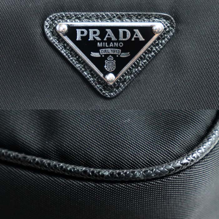 PRADA プラダ Re-Edition 2005 Re-Nylon バッグ 2Wayショルダーバッグ ブラック 1BH204 レディース【中古】