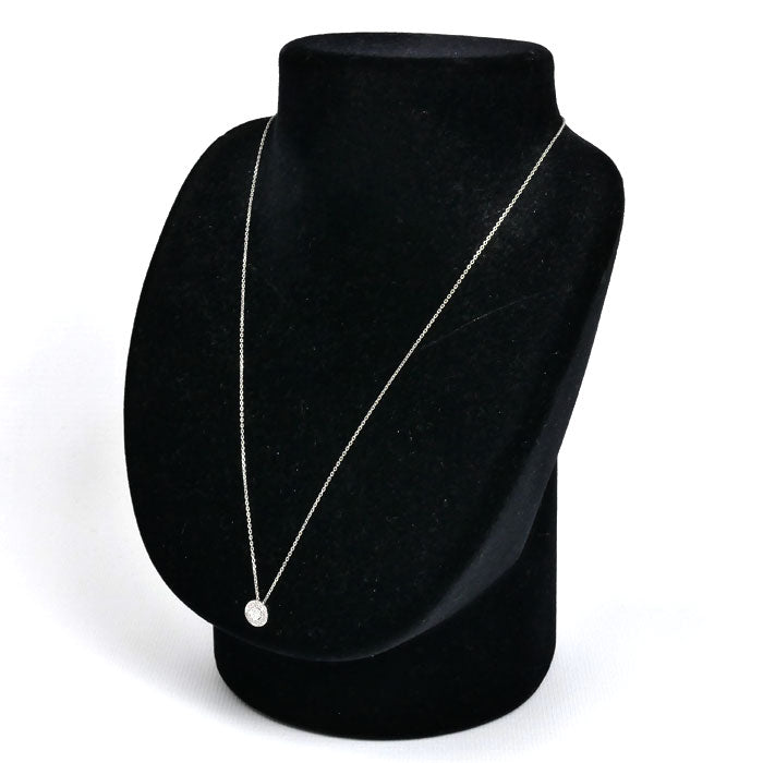 Forevermark Pt900/850 センター オブ マイ ユニバース ネックレス ダイヤモンド0.14ct/0.05ct 3.7g ~45cm フリーチェーン レディース【中古】
