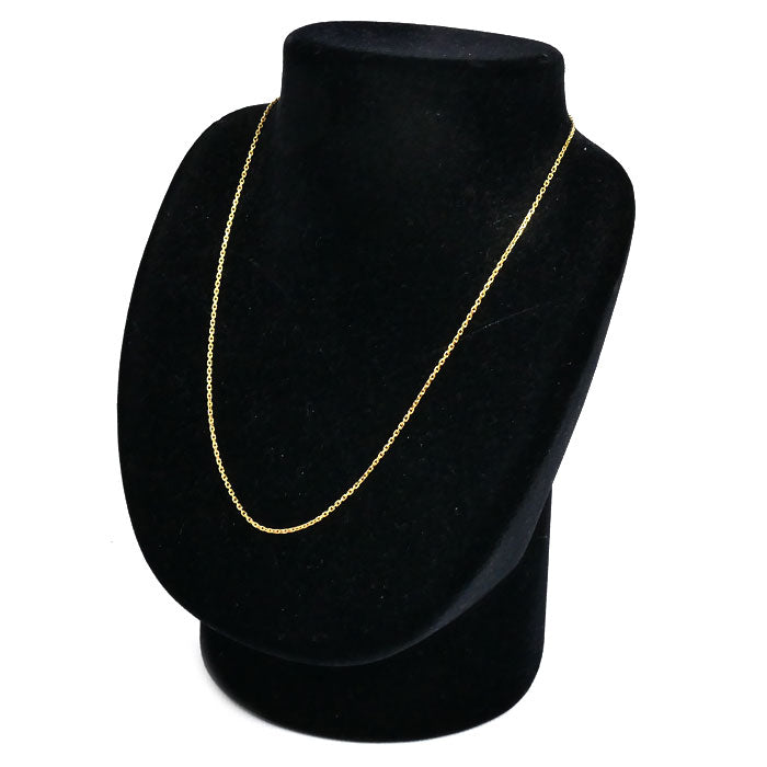 Van Cleef & Arpels ヴァンクリーフ&アーペル K18YG イエローゴールド フォルサ チェーン ネックレス VCARO3YJ00 3.4g 42cm レディース【中古】