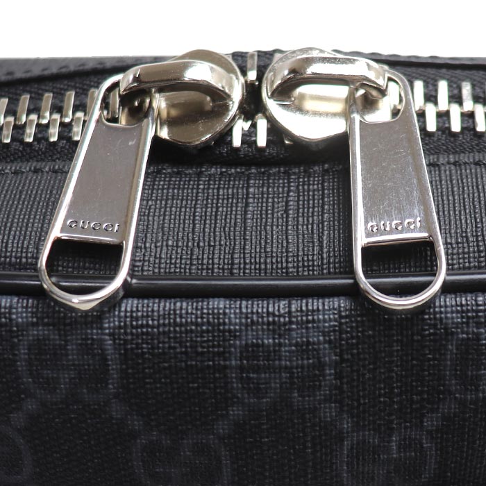 GUCCI グッチ ソフトGGスプリーム ベルトバッグ ボディバッグ ブラック 478325 ワンショルダー メンズ【中古】【美品】