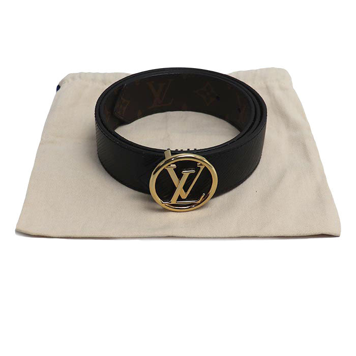 LOUIS VUITTON ルイ・ヴィトン サンチュール LV サークル リバーシブル ベルト モノグラム/エピ M9935 AC3270 レディース【中古】【美品】
