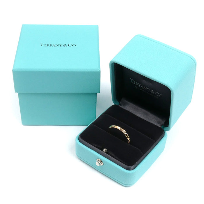 TIFFANY&Co. ティファニー K18PG ピンクゴールド トゥルーバンド ダイヤ リング・指輪 67134257 ダイヤモンド 14号 3.3g レディース【中古】【美品】