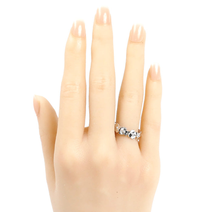 Chaumet ショーメ K18WG ホワイトゴールド オルタンシア リング・指輪 8号 48 4.5g レディース【中古】【美品】