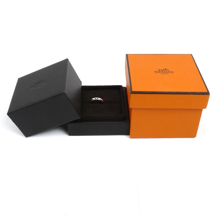 HERMES エルメス K18WG ホワイトゴールド ヘラクレス リング・指輪 H119854B 14.5号 55 3.6g レディース【中古】【美品】