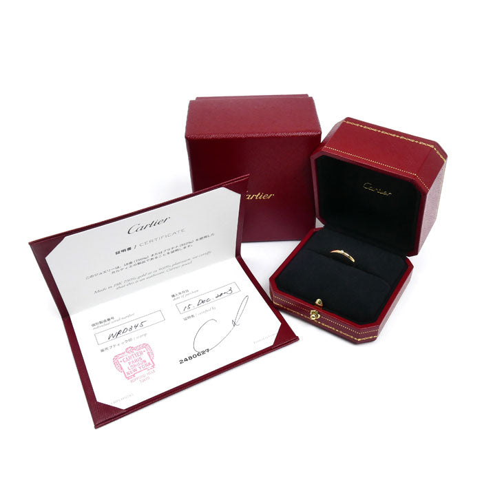 CARTIER カルティエ K18YG イエローゴールド ウェデング 1895 1P ダイヤ リング・指輪 B4057650 ダイヤモンド 10号 50 2.2g レディース【中古】【美品】