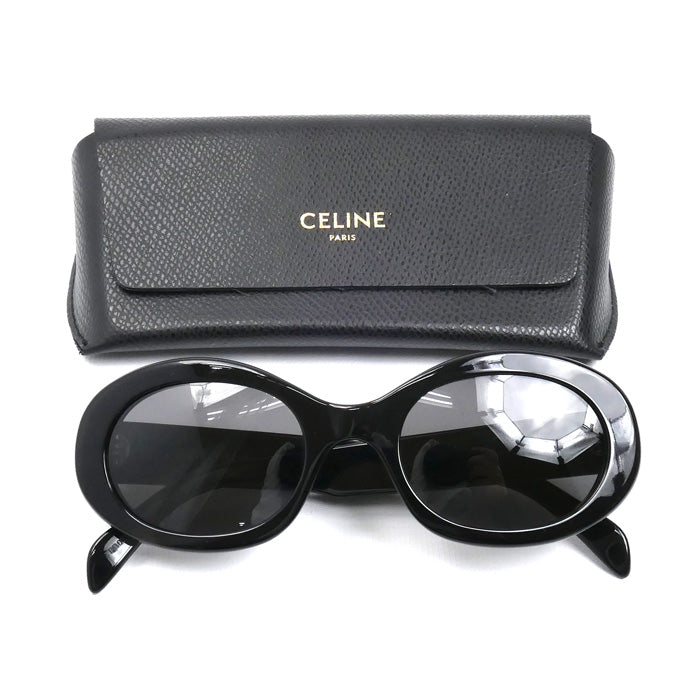 CELINE セリーヌ トリオンフ 01 サングラス ブラック CL40194U 01A /4S194CPLB.38NO ユニセックス【中古】