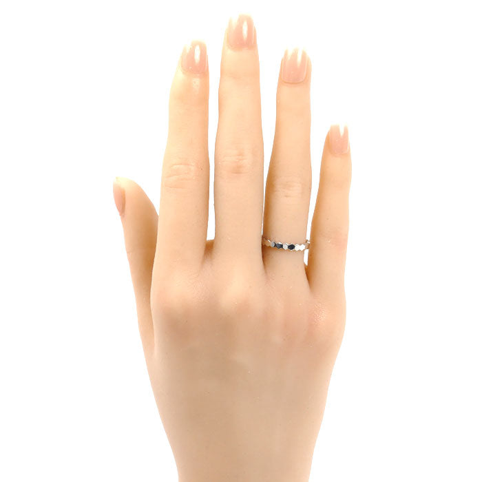 Chaumet ショーメ K18WG ホワイトゴールド ビーマイラブ ハニカム リング・指輪 081930 10号 50 1.8g レディース【中古】【美品】
