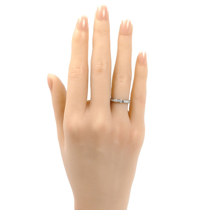 HERMES エルメス Pt950プラチナ エヴァーケリー リング・指輪 H119668B 00048 ダイヤモンド0.41ct 8号 48 3.1g レディース【中古】【美品】