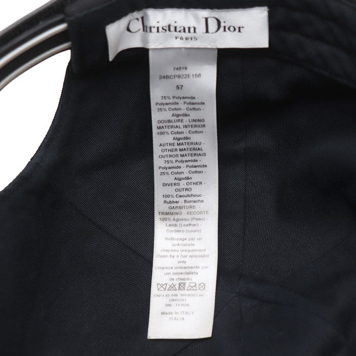 Dior ディオール ディープレイヤー スターラバー キャップ ブラック 24BCP922E156
57 ユニセックス【中古】