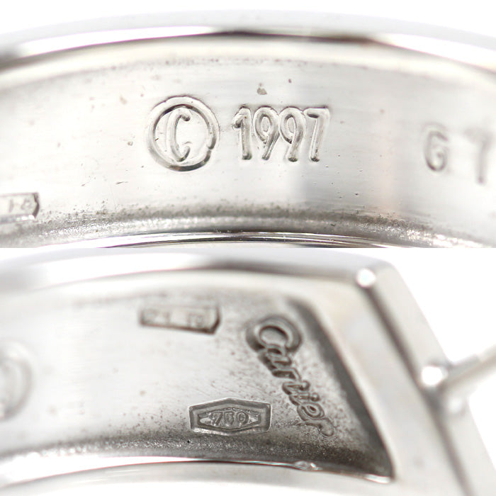 CARTIER カルティエ K18WG ホワイトゴールド ラブ ピアス 10.5g レディース【中古】【美品】