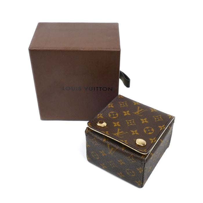 LOUIS VUITTON ルイ・ヴィトン K18YG/PG/WG バーグ モノグラム イディール スリーゴールド リング・指輪 Q9F15D 043719 ダイヤモンド 10号 50 5.6g レディース【中古】【美品】