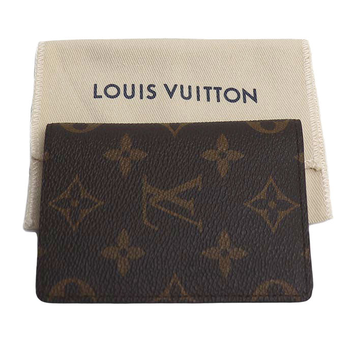 LOUIS VUITTON ルイ・ヴィトン オーガナイザー ドゥ ポッシュ モノグラム カードケース ブラウン M60502 IC レディース【中古】【極美品】
