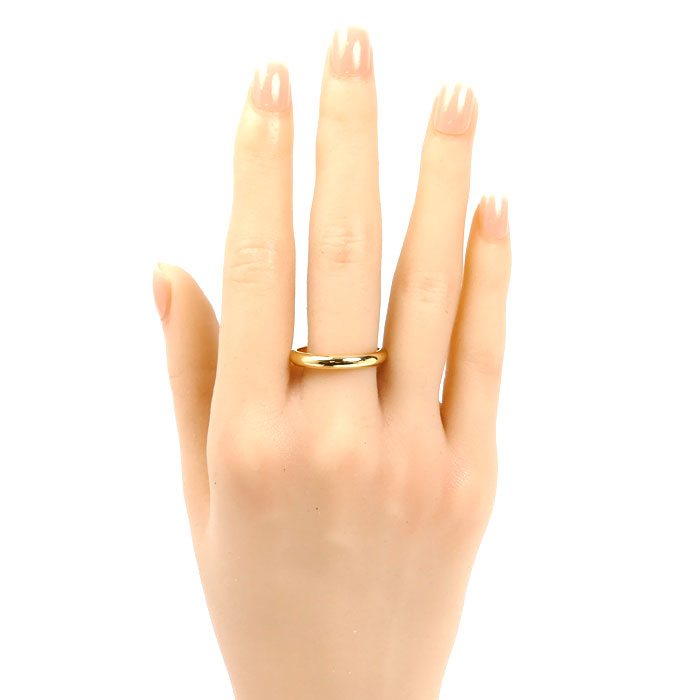 CARTIER カルティエ K18YG イエローゴールド 1895ウェディング リング・指輪 20.5号 61 4.9g メンズ【中古】【美品】
