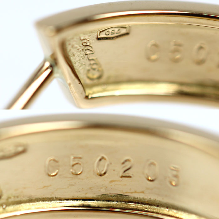 CARTIER カルティエ K18YG イエローゴールド ラブ ピアス 8.5g レディース【中古】【美品】