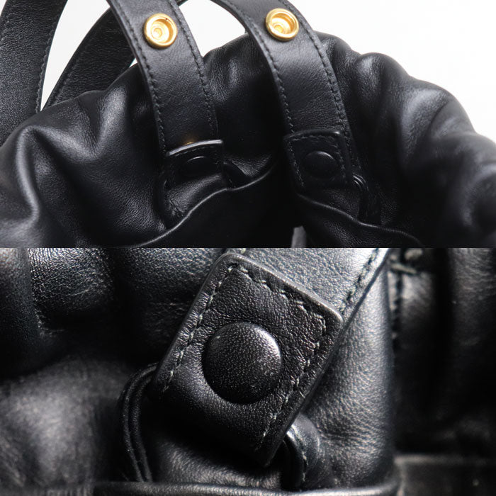 BOTTEGAVENETA ボッテガヴェネタ ミディアム ザ バルブ ショルダーバッグ ブラック 651812 レディース【中古】