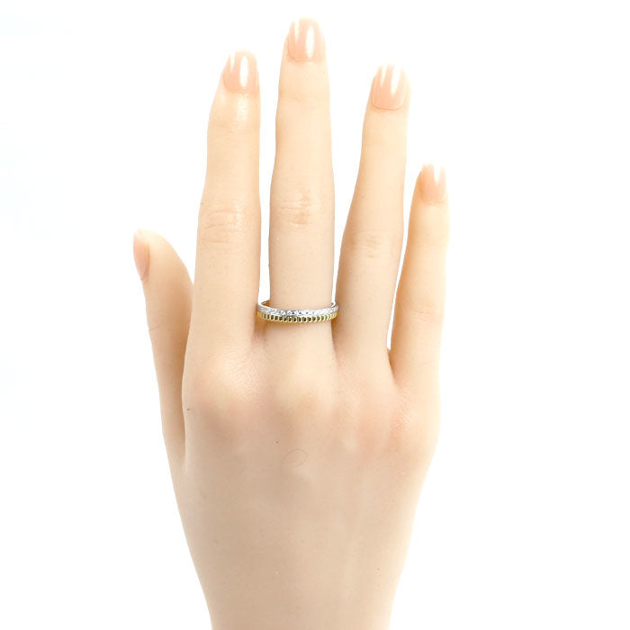 Boucheron ブシュロン K18YG/WG キャトル ラディアント ダイヤ リング・指輪 JAL00134 ダイヤモンド 18.5号 59 3.6g ユニセックス【中古】【美品】