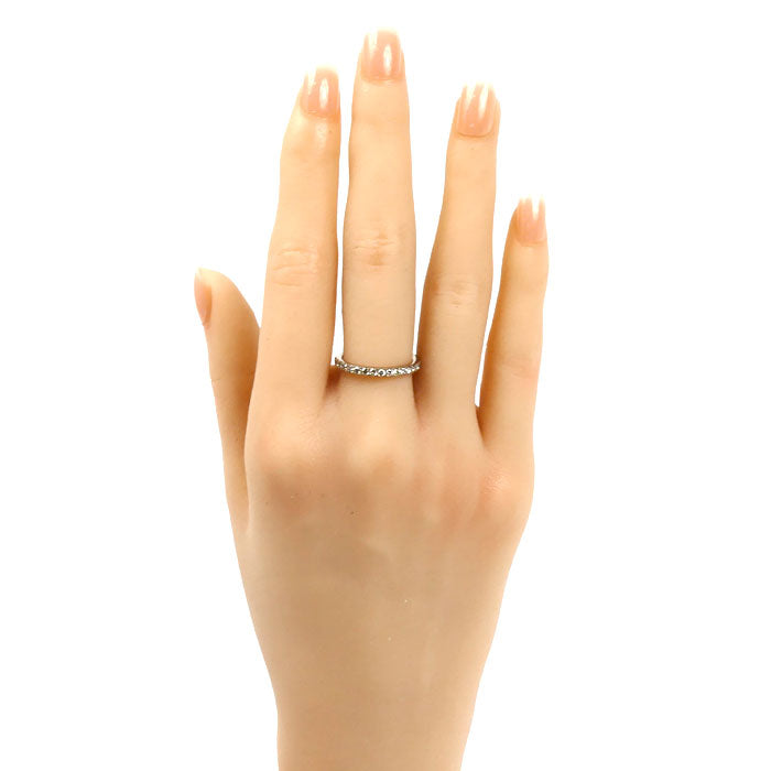 KASHIKEY カシケイ K18BG ラインリング ハーフエタニティ リング・指輪 BL001 ダイヤモンド0.30ct 11号 3.0g レディース【中古】