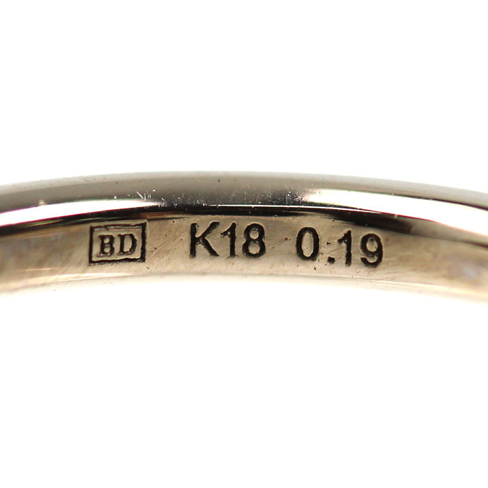 カシケイ K18BG ライン ピアス BL003 ダイヤモンド0.19ct/0.19ct 3.6g レディース【中古】【美品】