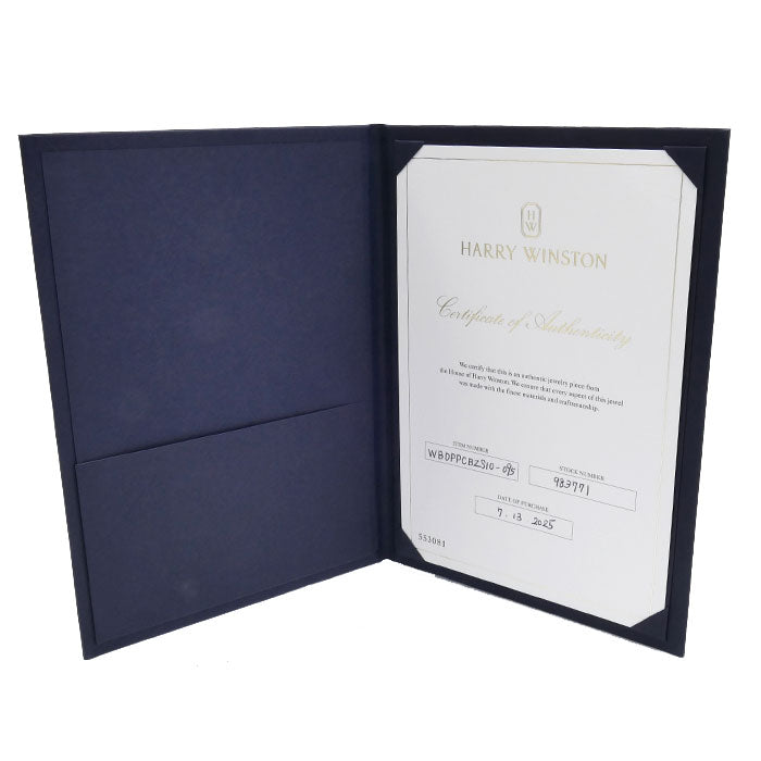 HARRY WINSTON ハリーウィンストン Pt950プラチナ プリンセスカット マリッジ リング・指輪 WBDPPCBZS10-095 ダイヤモンド0.11ct 19.5号 8.7g レディース【中古】【美品】
